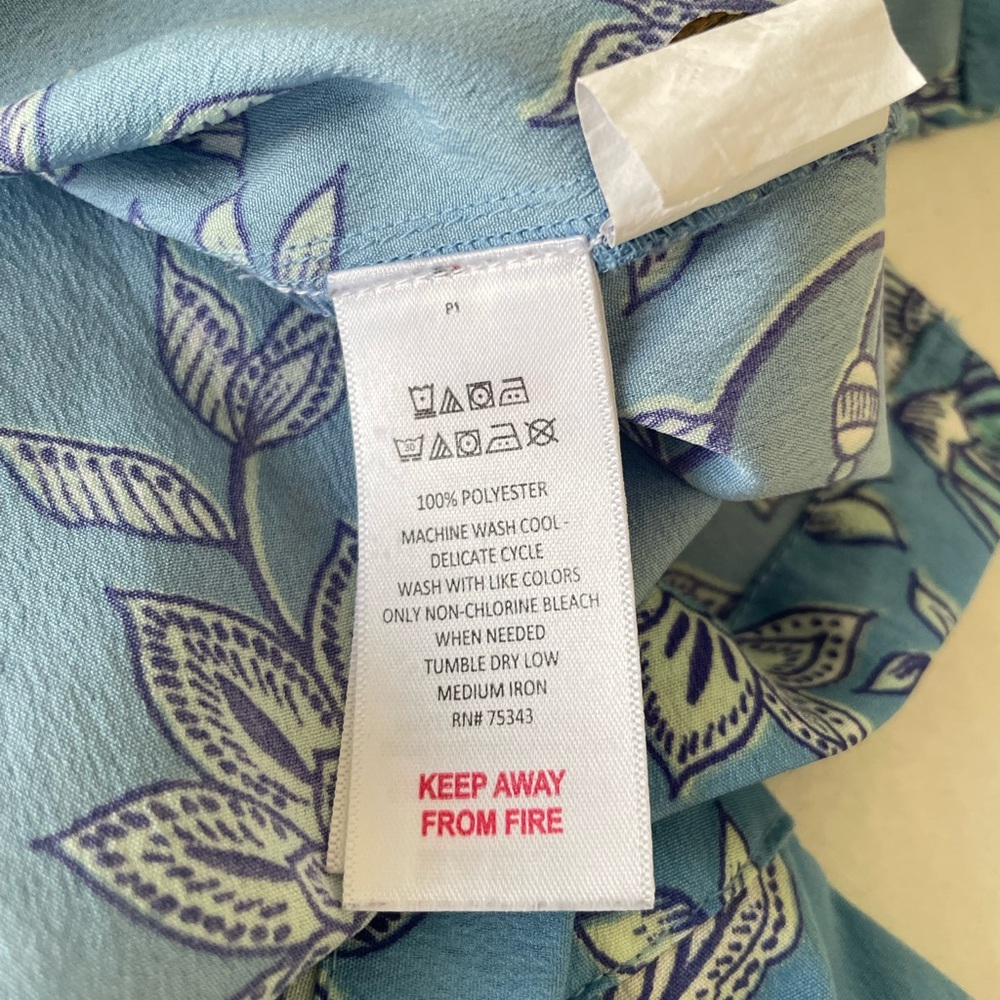 Rachel Zoe Blue Floral Pajama Set - Picture 3 of 6